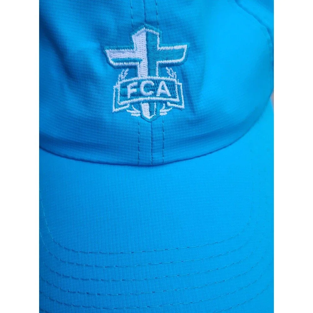 Fellowship of Christian Athletes Strapback Adjustable Cap Hat FCA Imperial Blue